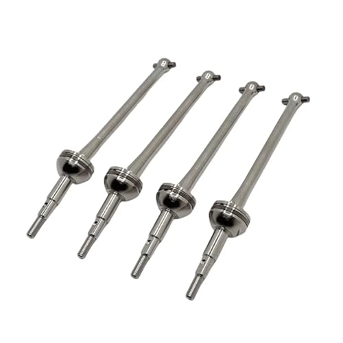 Kompatibel Mit MJX 10208 V1 1/10 Fernbedienungsautos, Upgrades, Teile, Ersatzzubehör, 4 Stück Metallantriebswellen CVD Antriebswelle RC Kompatibel Mit MJX 10208 V1 1/10 Fernbedienungsautos, Upgrades, Teile, Ersatzzubehör, 4 Stück Metallantriebswellen CVD Antriebswelle RC von QAWSED