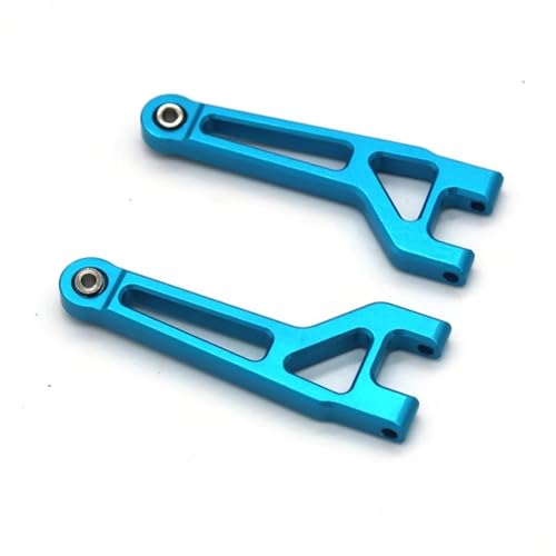 Kompatibel Mit MJX H16V3 16207 16208 16209 16210 1/16 Fernbedienung Auto Metall Upgrade Zubehör Vorderen Oberen Arm RC-Autozubehörteile(Blue) von QAWSED