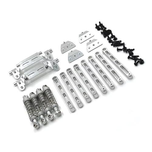 Kompatibel Mit MN Für MN168 Für MN78 1/12 RC Autoteile Metall-Upgrade, Stange, Stoßdämpfer, Stange Für Sitz, Stoßdämpferhalterung, Anzug RC-Autozubehörteile(Silver) von QAWSED