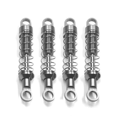 Kompatibel Mit MN Für MN78 Für MN168 1/12 RC-Auto-Upgrade-Teile, Metall, Nicht Hydraulisch, Extern, Für Feder-Stoßdämpfer-Set RC-Auto Stoßdämpfer(Gray) von QAWSED