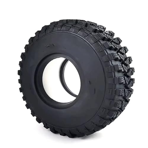 Kompatibel Mit SCX6 1/6 RC Car Crawler Rad Reifen Durchmesser Breite Teil RC Auto Zubehör Ersatzteile RC Teil Schwarz RC Auto Reifen Felgen(A1) von QAWSED