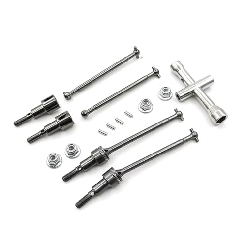 Kompatibel Mit SCY 16101 16102 16103 16201 Pro 1/16 RC Brush Car Upgrades Teile Zubehör Vorne Hinten CVD Antriebswellensatz Antriebswelle RC von QAWSED