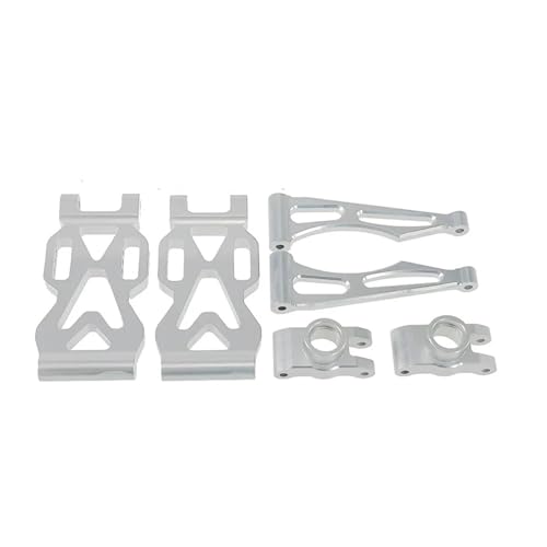 Kompatibel Mit SCY 16101 16102Pro 16103 Aluminiumlegierungs-Aufhängungsarmrad Für Sitz-Hinterachse Für Sitz-Upgrade RC-Autoteile-Zubehör RC-Autozubehörteile(Silver) von QAWSED