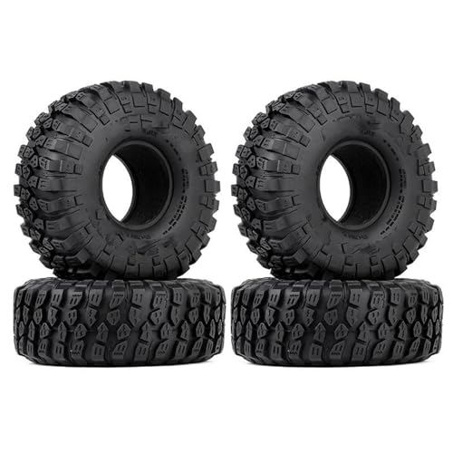 Kompatibel Mit TRX-4 Für Axial SCX10 90046, 4 Stück, 121 X 45 Mm, Weicher Gummireifen, 1,9 Zoll Radfelsenreifen Für 1/10 RC Crawler Car RC Auto Reifen Felgen von QAWSED