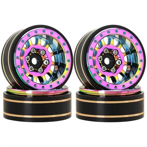 Kompatibel Mit TRX4M Für SCX24 Für FCX24 AX24 1/24 1/18 RC-Upgrade-Zubehör 1,1-Zoll-Beadlock-Felgen Negativer Offset 3,5-mm-Räder RC-Autozubehörteile Kompatibel Mit TRX4M Für SCX24 Für FCX24 AX24 1/24 1/18 RC-Upgrade-Zubehör 1,1-Zoll-Beadlock-Felgen Negativer Offset 3,5-mm-Räder RC-Autozubehörteile von QAWSED