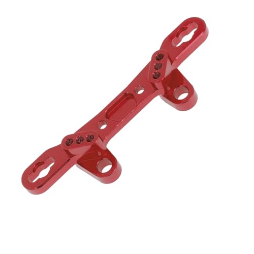 Kompatibel Mit Tamiya TT-02 TT02B TT02T 1/10 RC Auto-Upgrades Teile Zubehör Metall Vorne Hinten Stoßdämpfer Dämpfer Bleiben RC-Autozubehörteile(Red) von QAWSED