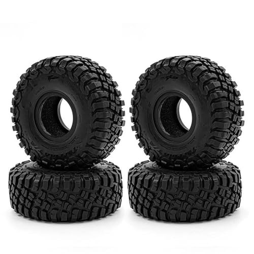 Kompatibel Mit Traxxas Für D90 Für Axial SCX10 Für Redcat Für MST 4PCS 117 Mm 1,9 Gummireifen Rad Reifen Für 1/10 RC Crawler Auto RC Auto Reifen Felgen von QAWSED