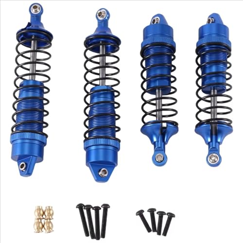Kompatibel Mit Traxxas Für Slash Für Rustler Für Stampede Für Hoss 1/10 RC-Auto-Upgrade-Teile, 4-teiliger Metall-Stoßdämpfer Vorne Und Hinten RC-Auto Stoßdämpfer von QAWSED