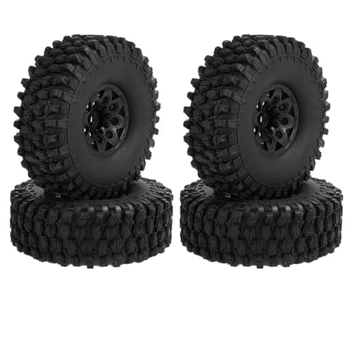 Kompatibel Mit Traxxas Für TRX4 Für D90 Für Axial SCX10 Für MST 4PCS 120 Mm 1,9 Beadlock Felgen-Reifen-Set Für 1/10 RC Crawler Car RC Auto Reifen Felgen von QAWSED