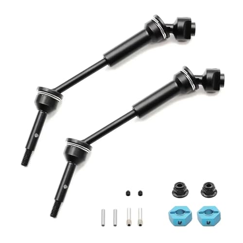 Kompatibel Mit Trxs Für Slash Für Rustler Für Stampede Für Hoss Für VXL 4X4 1/10 RC-Auto-Upgrades Teil Stahl Vorne Hinten Antriebswelle CVD Antriebswelle RC(2 Rear) von QAWSED
