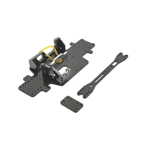 Kompatibel Mit WLtoys 284131 K969 K979 K989 K999 P929 P939 1/28 RC Autoteile Metall Upgrade ABS Grundplatte Motorhalterung Batteriehalterung RC-Autozubehörteile(Gray) von QAWSED