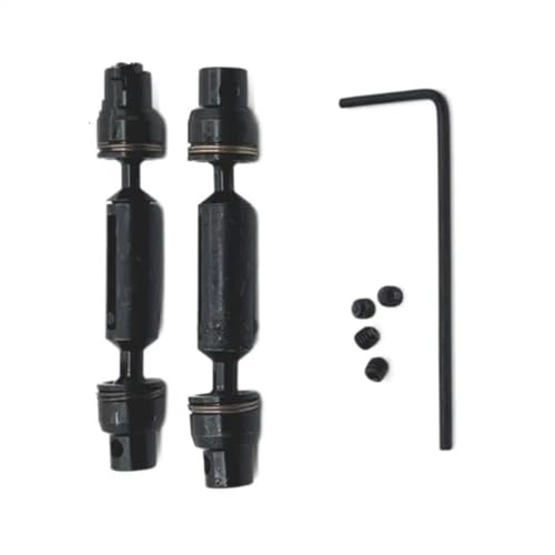 Kompatibel Mit WPL C64 C74 1/16 Fernbedienungsauto-Upgrade-Teile Modifikationszubehör Metall-Antriebswellensatz Vorne Und Hinten Antriebswelle RC von QAWSED