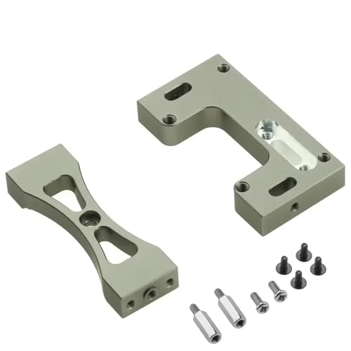 Kompatibel Mit WPL Für MN D90 99S 1/16 RC -Auto -Upgrade Teile Zubehör Metalllenkung Servo Fixed Mount Bracket RC-Autozubehörteile(Gray) von QAWSED
