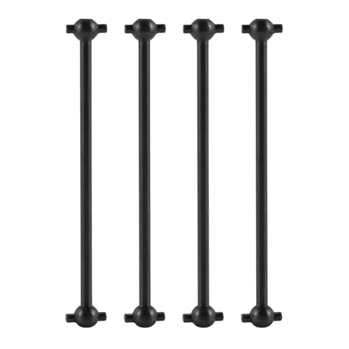 Kompatibel Mit Wltoys 144001 124019 124018 Fernbedienungsautos, Upgrade-Teile, Modifikationsersatz, 4-teiliger Metall-Antriebswellen-Hundeknochen Antriebswelle RC von QAWSED