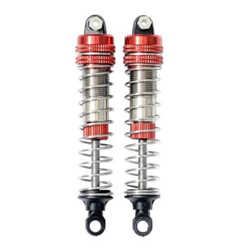 Kompatibel Mit XLH 9115 S911 9116 S916 9125 1/10 1/12 RC-Auto-Upgrade-Teile Zubehör 2-teiliger Metallstoßdämpfer Vorne Und Hinten RC-Auto Stoßdämpfer von QAWSED