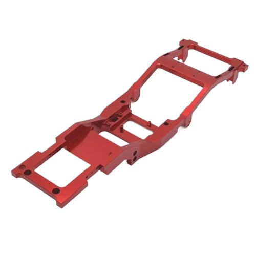 QAWSED Für MN82 LC79 1/12 Metall RC Auto Für Chassis Rahmen RC Auto Upgrade Teile Ersatz Zubehör RC Autozubehör(Red) von QAWSED