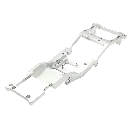 QAWSED Für MN82 LC79 1/12 Metall RC Auto Für Chassis Rahmen RC Auto Upgrade Teile Ersatz Zubehör RC Autozubehör(Silver) von QAWSED