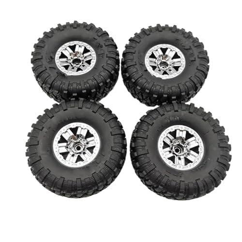 QAWSED Kompatibel Mit HB Für Spielzeug Für ZP1001 1/10 RC-Fahrzeuge Ersatzteile 4 Stück RC-Autoreifen Räder Felgen RC-Zubehör Gummireifen RC-Autoreifen RC Auto Reifen Felgen(White) von QAWSED