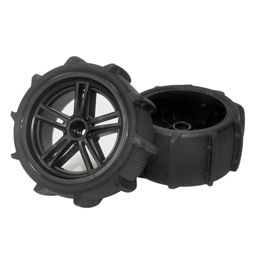 QAWSED Kompatibel Mit Hosim Für Xinlehong 9125 9116 Für XLF X03 X04 Für Wltoys 124019 104001 RC-Autoteile 4-TLG. 115 Mm Schneesandreifen-Reifenrad RC Auto Reifen Felgen von QAWSED