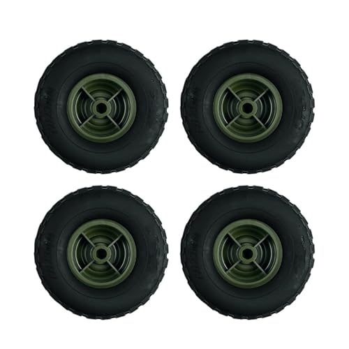 QAWSED Kompatibel Mit LDRC LD-P06 LD P06 Für Unimog 1/12 RC Truck Auto Ersatzteile Zubehör 4Stk LD-P06 Rad Reifen Reifen Grün RC Auto Reifen Felgen von QAWSED