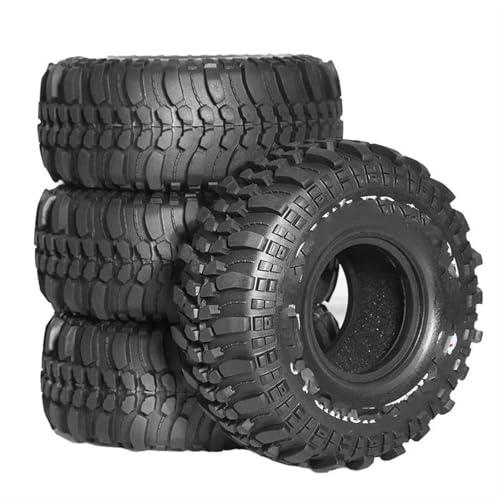 QAWSED Kompatibel Mit Rock Für Redcat Scx10 II Für Axial 90046/90047 Für Yikong D90 Trx4 Trx6 1/10 RC-Autoreifen, 4 Stück, 1,9 Zoll, 118 Mm, Gummireifen RC Auto Reifen Felgen QAWSED Kompatibel Mit Rock Für Redcat Scx10 II Für Axial 90046/90047 Für Yikong D90 Trx4 Trx6 1/10 RC-Autoreifen, 4 Stück, 1,9 Zoll, 118 Mm, Gummireifen RC Auto Reifen Felgen von QAWSED