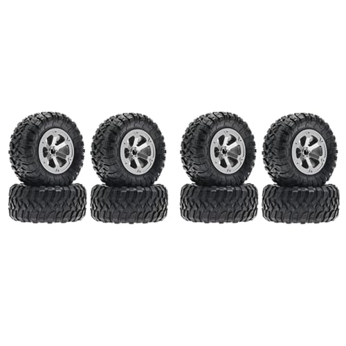 QAWSED Kompatibel Mit WPL C14 C24 B24 B36 Für MN D90 MN-90 MN99S FY003 FY004 8 Stück 73 Mm Reifen Reifen Rad RC Auto Upgrade Teile Zubehör RC Auto Reifen Felgen von QAWSED