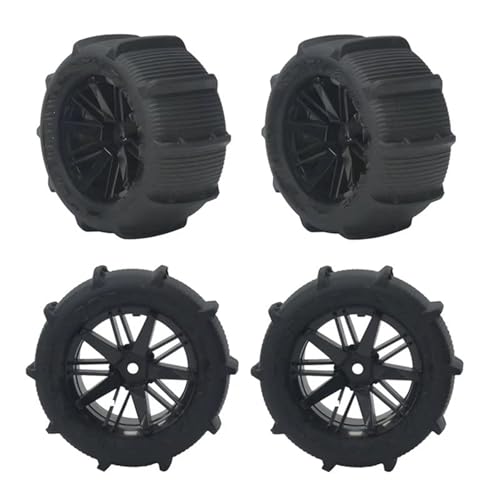 QAWSED Kompatibel Mit Wltoys 144001 124019 12428 104001 Für Haiboxing 16889 SG1601 Für MJX H16 RC Autoteile Schnee Sand Reifen Rad Reifen Rad Reifen RC Auto Reifen Felgen von QAWSED
