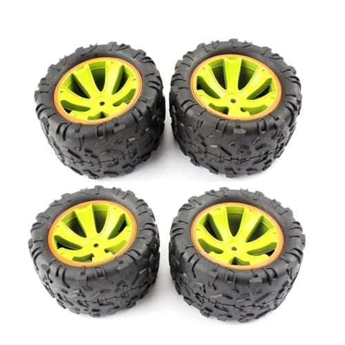 QAWSED Kompatibel Mit Wltoys 144001 144002 124019 124018 124016 RC-Auto-Tuning-Teile 4 Stück 84 Mm Große Reifen Verbreiterung Reifen Reifenrad RC Auto Reifen Felgen von QAWSED