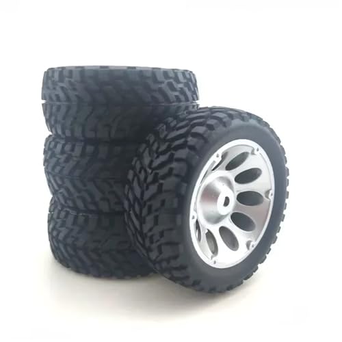 QAWSED Kompatibel Mit Wltoys 144001 Für MN99S Für MN90 Für MN86 RC Auto 4 Stück RC Autos Upgrade Teil Räder Off Road Für Buggy Reifen Rad RC Auto Reifen Felgen(B) von QAWSED