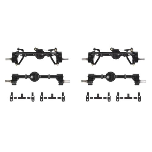 QAWSED Vorder Hinterachse RC Kompatibel Mit MN D90 Für MN-90 Für MN98 Für MN99S MN45 1/12 RC-Auto-Upgrade-Teile, 2 X Vordere Und Hintere Portalachse, Verbindungsstangenhalterung QAWSED Vorder Hinterachse RC Kompatibel Mit MN D90 Für MN-90 Für MN98 Für MN99S MN45 1/12 RC-Auto-Upgrade-Teile, 2 X Vordere Und Hintere Portalachse, Verbindungsstangenhalterung von QAWSED