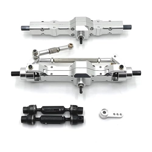 QAWSED Vorder Hinterachse RC Kompatibel Mit WPL 1/10 C74 C14 C24 C34 C54 B14 B24 1/16 RC-Auto-Upgrade-Teile, Metall-Vorder- Und Hinterachse, Antriebswelle, Servoarm-Set QAWSED Vorder Hinterachse RC Kompatibel Mit WPL 1/10 C74 C14 C24 C34 C54 B14 B24 1/16 RC-Auto-Upgrade-Teile, Metall-Vorder- Und Hinterachse, Antriebswelle, Servoarm-Set von QAWSED