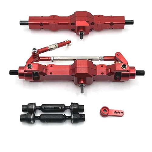 QAWSED Vorder Hinterachse RC Kompatibel Mit WPL 1/10 C74 C14 C24 C34 C54 B14 B24 1/16 RC-Auto-Upgrade-Teile, Metall-Vorder- Und Hinterachse, Antriebswelle, Servoarm-Set QAWSED Vorder Hinterachse RC Kompatibel Mit WPL 1/10 C74 C14 C24 C34 C54 B14 B24 1/16 RC-Auto-Upgrade-Teile, Metall-Vorder- Und Hinterachse, Antriebswelle, Servoarm-Set von QAWSED
