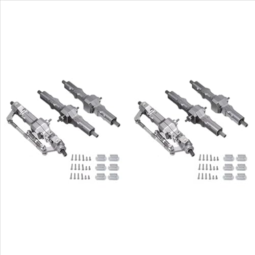 QAWSED Vorder Hinterachse RC Kompatibel Mit WPL B16 B36 FY004 1/16 RC Truck Car Upgrade-Teile Zubehör 2X Metall Vorne Mitte Hinten Brücke Achse Getriebe QAWSED Vorder Hinterachse RC Kompatibel Mit WPL B16 B36 FY004 1/16 RC Truck Car Upgrade-Teile Zubehör 2X Metall Vorne Mitte Hinten Brücke Achse Getriebe von QAWSED
