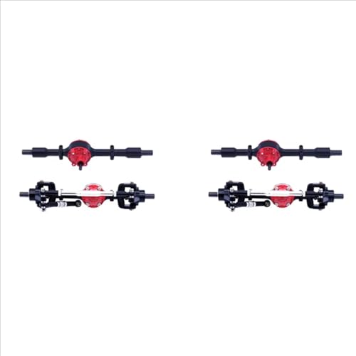 QAWSED Vorder Hinterachse RC Kompatibel Mit WPL C14 C24 C34 C44 B14 B24 1/16 RC-Autos, Upgrades, Teile, Ersatzzubehör, 2 X Metall-Vorder- Und Hinterachse QAWSED Vorder Hinterachse RC Kompatibel Mit WPL C14 C24 C34 C44 B14 B24 1/16 RC-Autos, Upgrades, Teile, Ersatzzubehör, 2 X Metall-Vorder- Und Hinterachse von QAWSED
