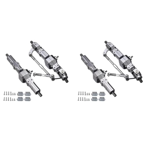 QAWSED Vorder Hinterachse RC Kompatibel Mit WPL C14 C24 C34 C44 B14 B24 1/16 RC Truck Auto-Upgrade-Teile Zubehör 2X Metall-Vorder-Hinterachsen-Getriebe QAWSED Vorder Hinterachse RC Kompatibel Mit WPL C14 C24 C34 C44 B14 B24 1/16 RC Truck Auto-Upgrade-Teile Zubehör 2X Metall-Vorder-Hinterachsen-Getriebe von QAWSED