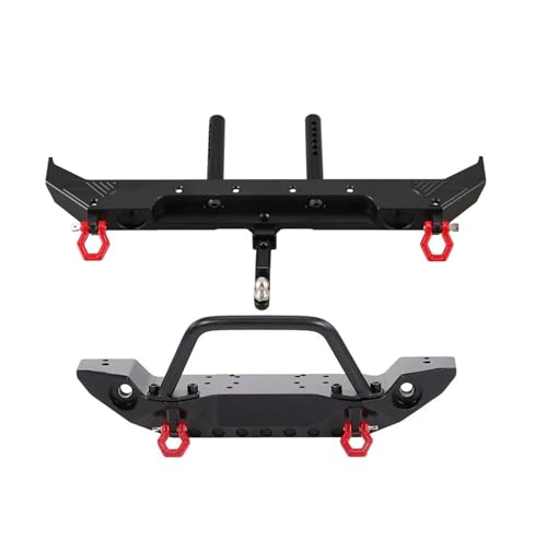 RC-Autostoßstange Kompatibel Mit Axial SCX10 90046 SCX10 III AXI03007 Für Traxxas TRX4, Metall-Front- Und Heckstoßstange Mit Lichtern, 1/10 RC Crawler Autoteile RC-Autostoßstange Kompatibel Mit Axial SCX10 90046 SCX10 III AXI03007 Für Traxxas TRX4, Metall-Front- Und Heckstoßstange Mit Lichtern, 1/10 RC Crawler Autoteile von QAWSED