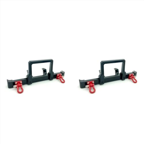 RC-Autostoßstange Kompatibel Mit MN D90 D91 D96 Für MN-90 Für MN99S 1/12 RC-Auto-Upgrade-Teile Zubehör Metall-Frontstoßstange Mit Abschlepphaken von QAWSED