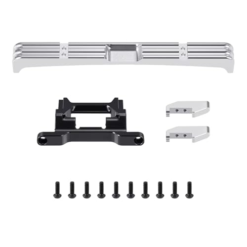 RC-Autostoßstange Kompatibel Mit TRX-4M Für High Für Trail F150 1/18 RC Crawler Car, Aluminiumlegierung, Vordere Heckstoßstange Mit Abschlepphaken, Upgrade-Teile(Front) von QAWSED