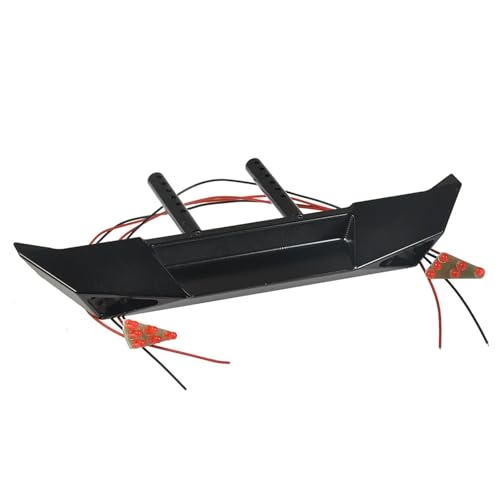 RC-Autostoßstange Kompatibel Mit TRX4 Für Axial Für SCX10 Für SCX10II 90046 1/10 RC-Auto, Metall-Frontstoßstange Hinten Mit Lichtern, Upgrade-Teile(Rear) von QAWSED