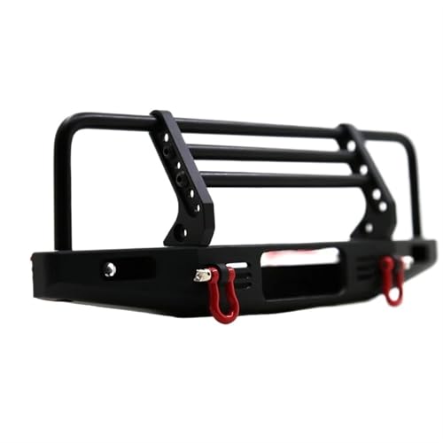 RC-Autostoßstange Kompatibel Mit TRX4 Für Defender Für Axial SCX10 SCX10 II 90046 1/10 RC Crawler Auto Upgrade Teile Verstellbare Metall Frontstoßstange Mit Licht von QAWSED