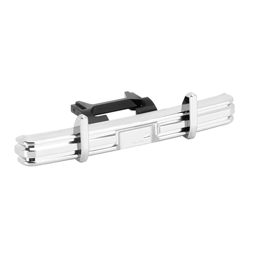 RC-Autostoßstange Kompatibel Mit TRX4M Für High Für Trail 1/18 RC Crawler-Upgrade-Teile, CNC-Aluminium, Vordere Heckstoßstange Mit Doppelauspuff(Front) von QAWSED