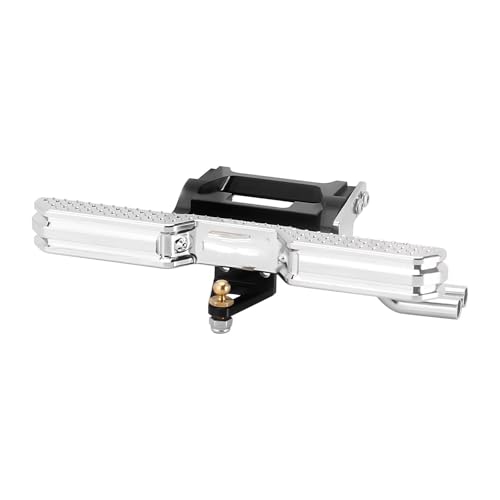 RC-Autostoßstange Kompatibel Mit TRX4M Für High Für Trail 1/18 RC Crawler-Upgrade-Teile, CNC-Aluminium, Vordere Heckstoßstange Mit Doppelauspuff(Rear) von QAWSED