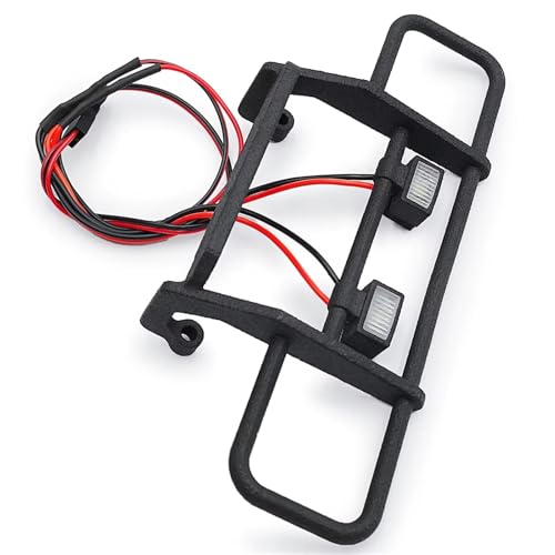 RC-Autostoßstange Kompatibel Mit TRX4M Für High Für Trail K10 1/18 RC Crawler Auto Upgrade Teile Kunststoff Frontstoßstange Mit Lichter von QAWSED