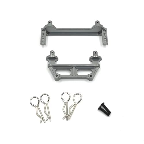 RC Autozubehör Kompatibel Mit MJX 16207 16208 16209 16210 H16 M162 1/16 RC-Auto-Upgrade-Teile Zubehör Metall-Karosseriehalterung Post Shell Column(Gray) von QAWSED