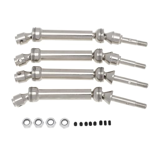 RC Autozubehör Kompatibel Mit Traxxas Für Slash Für HuanQI 1/10 RC-Auto-Upgrade-Teile Zubehör 4PCS Metall Vorne Hinten Antriebswelle Spline CVD von QAWSED