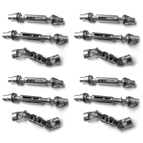 RC Autozubehör Kompatibel Mit WPL B1 B-1 B14 B-14 B16 B-16 B24 B-24 C14 C-14 B36 1/16 RC Auto LKW Upgrade Teile Metall Antriebswelle von QAWSED