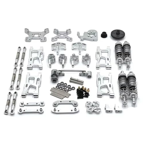 RC Autozubehör Kompatibel Mit Wltoys 144001 144010 124017 124019 124007 Für RIaarIo RC-Autozubehör, Metall-Upgrade-Teilesatz von QAWSED