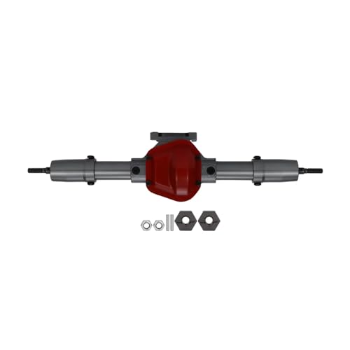 Vorder Hinterachse RC Kompatibel Mit Axial Für SCX10 D90 1/10 RC Für Rock Crawler Auto-Upgrade-Teile Zubehör CNC-Metall-Vorder-Hinterachse Servobasis von QAWSED