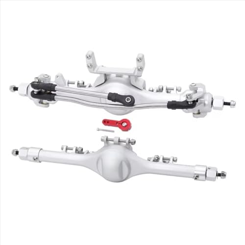 Vorder Hinterachse RC Kompatibel Mit Axial Für SCX10 II 90046 90047 1/10 RC Crawler Car Upgrade Modifikationsteile Vorne Hinten Gerade Komplette Achsen von QAWSED