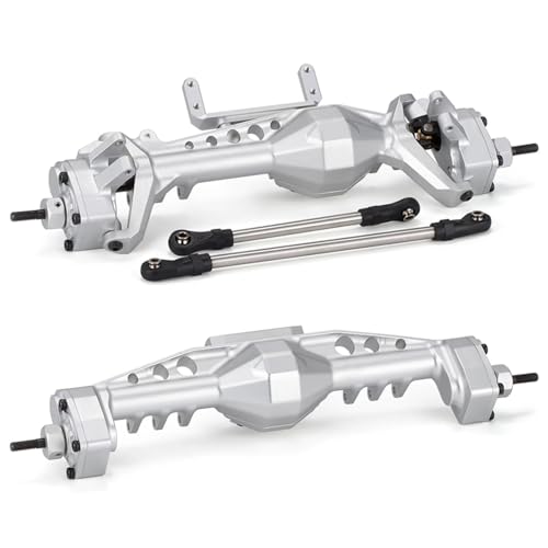 Vorder Hinterachse RC Kompatibel Mit Axial Für SCX10 III AR45 Für LCG 1/10 RC Für Chassis Crawler Cars Upgrade-Teile CNC-Aluminium-Portalachse Servohalterungen von QAWSED